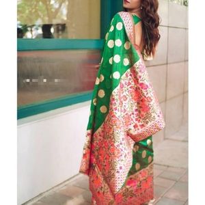 Semi Banarasi Silk saree